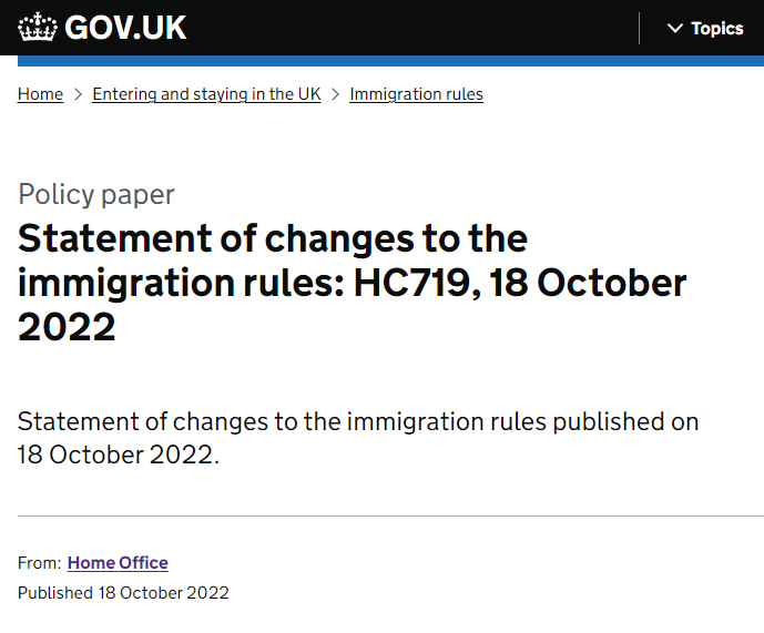 英國移民法秋季修正案發布，創新簽證變政未提，或將延至2023年春季！